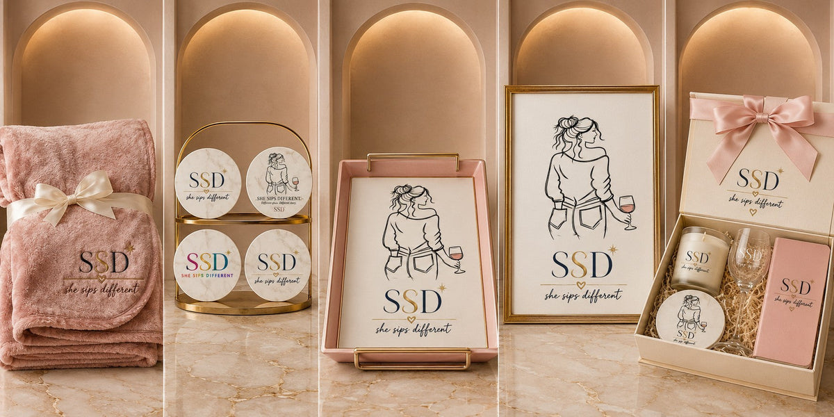 Signature Wall Art Print — catalog design preview with related collection pieces