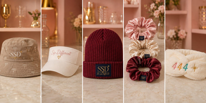 SSD Bucket Hat — catalog design preview with related collection pieces