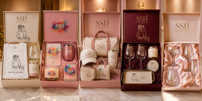 Signature Essentials Box — catalog design preview with related collection pieces