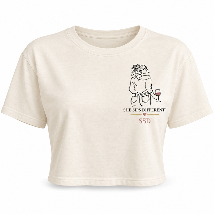 Line-Art Crop Top individual product mockup