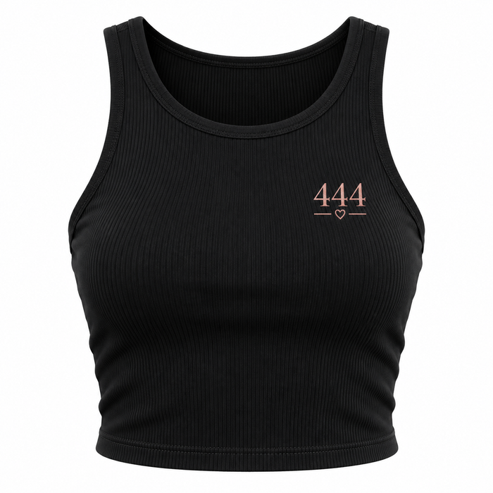 444 Ribbed Crop Tank — individual item