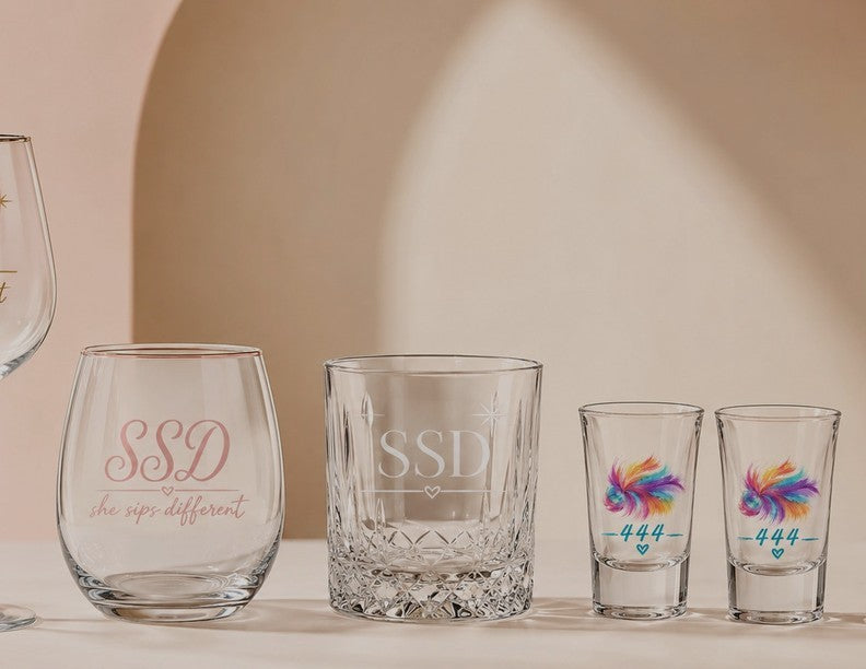 Drinkware collection concept imagery by She Sips Different