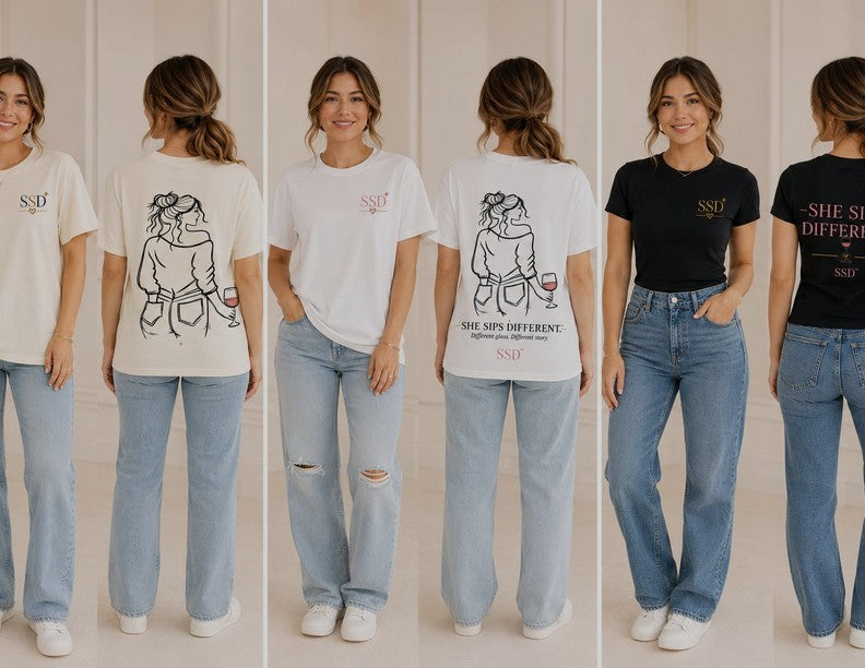 Women’s Apparel collection concept imagery by She Sips Different